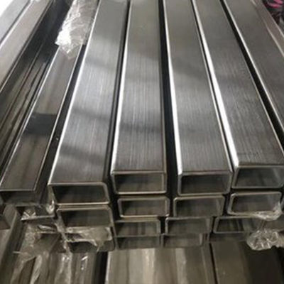 6mm 2mm τετραγωνικό τμήμα σχήμα σωλήνα από ανοξείδωτο χάλυβα με επιφάνεια απαίτηση των πελατών