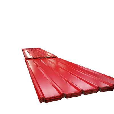 Προσαρμοσμένο χρώμα Ραλ χρώμα 1 mm 2 mm 4 x 8 πόδια Ζυγισμένα φύλλα οροφής από χάλυβα για μεταλλικά οικοδομικά υλικά