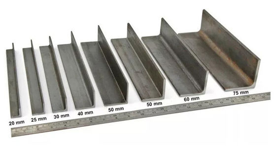 Δείγμα Απελευθέρωσης Σιδήρου Γωνία 75x50 SS 316L Ατσάλινη Γωνιακή Γραμμή Διαρθρωτική Γωνιακή ράβδος για Βιομηχανικές Εφαρμογές