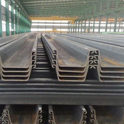 SY295 SY390 Ζυγισμένο σε θερμό ρεύμα Z 500 -700 βαθμός 355 500mm 400x100x10,5mm Σιδηροπλαστική στοίβα για κατασκευαστικά έργα