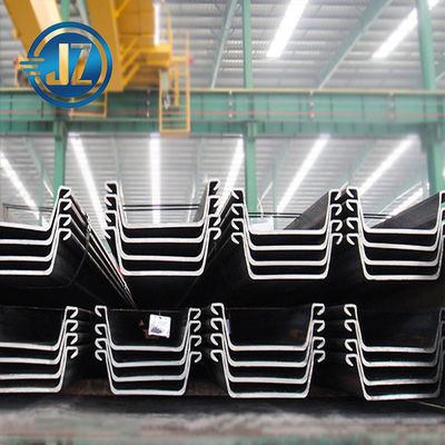 SY295 SY390 Ζυγισμένο σε θερμό ρεύμα Z 500 -700 βαθμός 355 500mm 400x100x10,5mm Σιδηροπλαστική στοίβα για κατασκευαστικά έργα