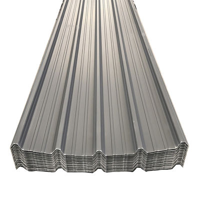 600-1250mm πλάτος Z61-Z90 Αλουμινίου κυματοειδής χάλυβα φύλλα οροφής Ζύκκος χρώμα μέταλλο φύλλα οροφής πρότυπο AISI ASTM GB JIS