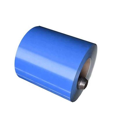ASTM JIS 201 202 304L 316L 914L 2507 Γαλάζιο χάλυβα Σίδηρο και χάλυβα Ral 5016 Χρωματικά επικαλυμμένα Προχρωματισμένα PPGI Galvalume Steel Coils