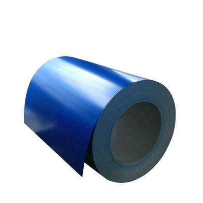 ASTM JIS 201 202 304L 316L 914L 2507 Γαλάζιο χάλυβα Σίδηρο και χάλυβα Ral 5016 Χρωματικά επικαλυμμένα Προχρωματισμένα PPGI Galvalume Steel Coils