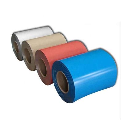 ASTM JIS 201 202 304L 316L 914L 2507 Γαλάζιο χάλυβα Σίδηρο και χάλυβα Ral 5016 Χρωματικά επικαλυμμένα Προχρωματισμένα PPGI Galvalume Steel Coils