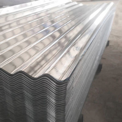 αντοχή Σιδηροπλακέτα Ζινκ Ζυθοποιημένο DX51D DX52D 20 μεγέθους κυματοειδές χαρτί οροφής μετάλλου για Custom κυματοειδές χαρτί οροφής