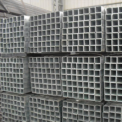 Μη κράμα ASTM A50 1*1inch 40x60 GI τετραγωνικά σωλήνες χάλυβα 20x20x2 100x100 τετραγωνικά σωλήνες χάλυβα άνθρακα με πιστοποιητικό ISO9001