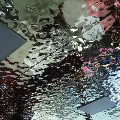 Αντιαποκάλυψη Χρυσό Υδατικό Επίδραση Ατσάλι Διακοσμητικό Πλάκα Κουρδισμάτων Νερού για 201 304 420J2 317L