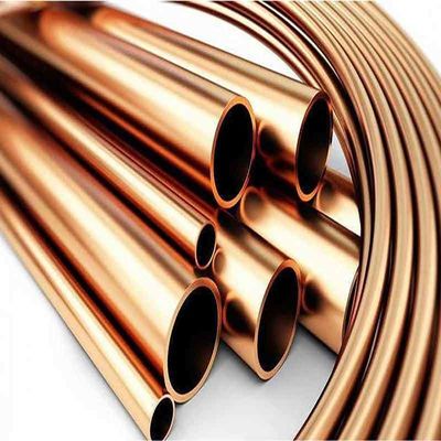 99.90% Cu ASTM B75 Χαλκός Νικέλιο Sch XS Χωρίς Σύνδεση Υδραυλική Διαγωγή Σιδηροδρομική Σωλήνας 3/8 &quot; 1/2&quot; Χωρίς Σύνδεση Σωλήνας υγρού Χαλκός σωλήνας
