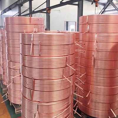 99.90% Cu ASTM B75 Χαλκός Νικέλιο Sch XS Χωρίς Σύνδεση Υδραυλική Διαγωγή Σιδηροδρομική Σωλήνας 3/8 &quot; 1/2&quot; Χωρίς Σύνδεση Σωλήνας υγρού Χαλκός σωλήνας