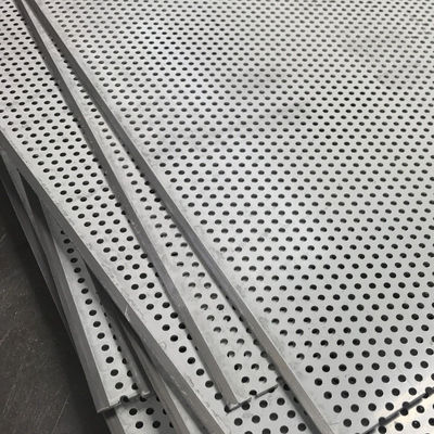 Ανώτατη μηχανική ικανότητα 0,5 mm 0,65 mm 0,8 mm 2,5 mm 304 από ανοξείδωτο χάλυβα Έξαγωνη στρογγυλή διάτρηση διάτρητου φύλλου για επίπεδο φύλλο