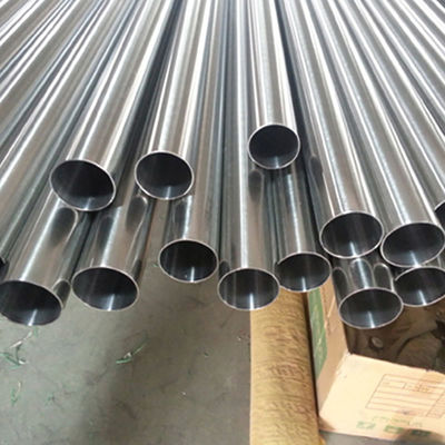 ASTM A213 S304 tp304 / 304l Σύνδεσμος στρογγυλός σωλήνας από ανοξείδωτο χάλυβα 1,2 mm πάχος για δομή κατασκευής 6-12m μήκος