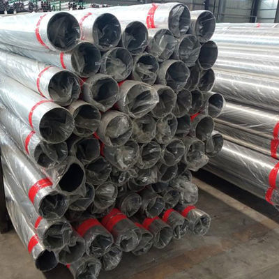 ASTM A213 S304 tp304 / 304l Σύνδεσμος στρογγυλός σωλήνας από ανοξείδωτο χάλυβα 1,2 mm πάχος για δομή κατασκευής 6-12m μήκος