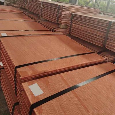JIS ASTM DIN EN ISO Standard Copper Grade 99.99 Καθαρό φύλλο χαλκού για την κατασκευαστική σας επιχείρηση