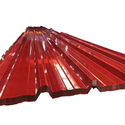 1000-1220mm Υπηρεσία κοπής πλάτους 3mx1mx0.4mm Χρωματικά επικαλυμμένα κυματοειδή πλακάκια για κατασκευή άμεσα
