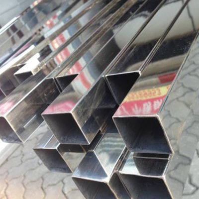 ASTM Standard Stainless Steel Square Tube Baluster TP304L Seamless Stainless Steel Square Tube 316 20mm x 20mm με τρύπες