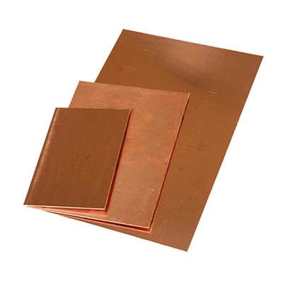 1 mm 5 mm 10 mm παχιά πλάκα χαλκού C17200 C17500 C5191 με εξυπηρέτηση επεξεργασίας κάμψης