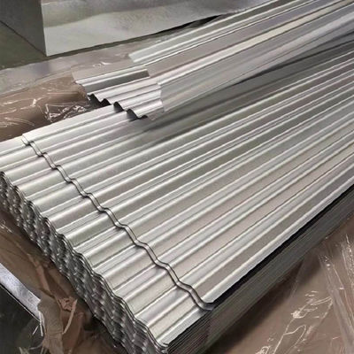 Αποσύνδεση 0,4mm 24 Gauge Ζυγισμένο 4ft x 16ft 35 φύλλα σιδήρου φύλλα κυματοειδούς χάλυβα πλακάκια κουνήματα οροφή οροφή μεταλλικά πάνελ