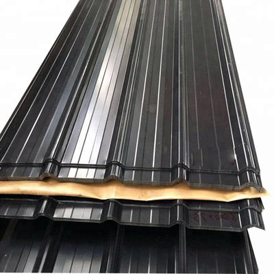 Αποσύνδεση 0,4mm 24 Gauge Ζυγισμένο 4ft x 16ft 35 φύλλα σιδήρου φύλλα κυματοειδούς χάλυβα πλακάκια κουνήματα οροφή οροφή μεταλλικά πάνελ
