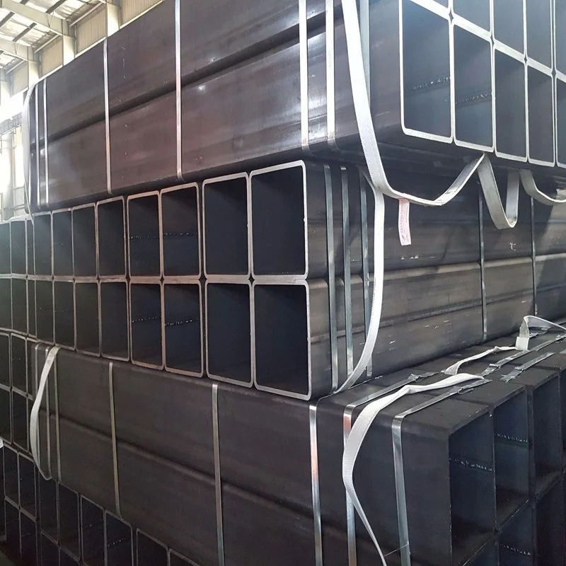 40*80 Προσυσσώπηση τετραγωνικών και ορθογώνιων σωλήνων από χάλυβα Κούφοι σωλήνες από χάλυβα 4 x 4 ίντσες Μέγεθος κράμα ή όχι Μη κράμα