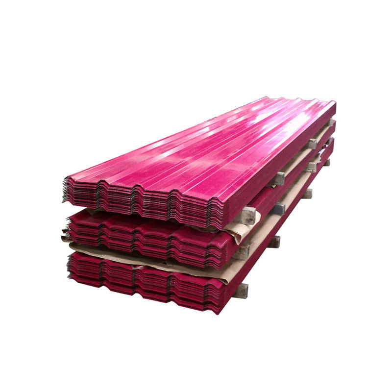Προσαρμοσμένο χρώμα Ραλ χρώμα 1 mm 2 mm 4 x 8 πόδια Ζυγισμένα φύλλα οροφής από χάλυβα για μεταλλικά οικοδομικά υλικά