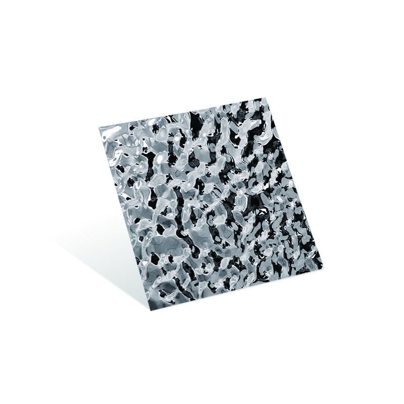 ASTM Standard Ζεστό τυλιγμένο 1mm-5mm κυματοειδής πλάκα από ανοξείδωτο χάλυβα σε νερό κυματισμένο μοτίβο Πολυχρωματιστά φύλλα από ανοξείδωτο χάλυβα