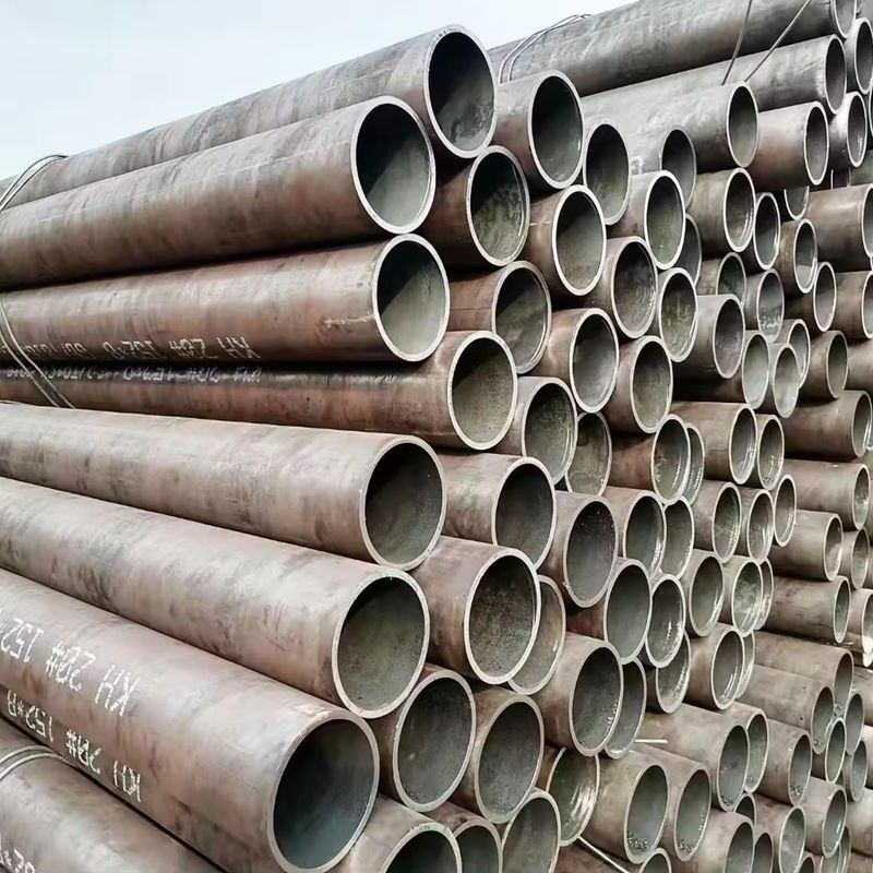 12M μήκος ζεστό ελαστικό ASTM 335 p5 56 ιντσών αδιάβροχο σωλήνα κυλινδρικού αερίου από χάλυβα άνθρακα για εφαρμογές υψηλής θερμοκρασίας
